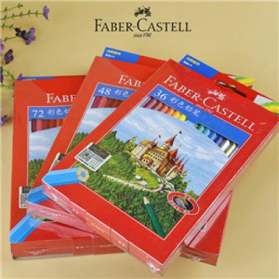 German Faber-Castel Castle series 36/48/72 Oil coloured Pencil red paper box drawing graffiti art pencils