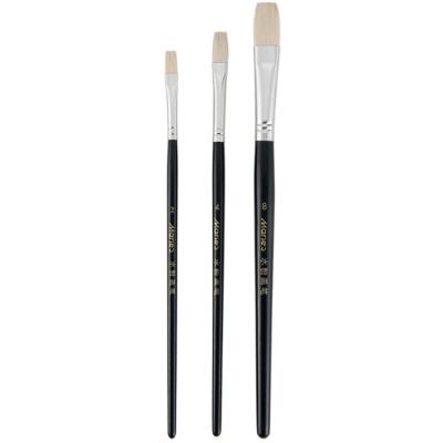 Maries 3 Pcs Set Bristle Hair Gouache Paint Brush Artist Watercolor Painting Brushes Art Supplies - 副本